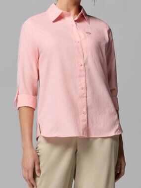 COLUMBIA Women's Silver Ridge Utility II Long Sleeve Shirt Size 3X